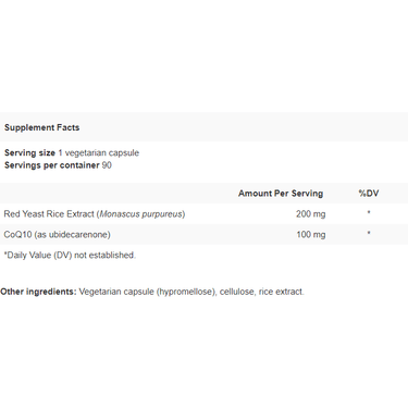 Red Yeast Rice Q-Caps (K-96) - Apex Energetics - Cellular Energy, Cardiovascular Support